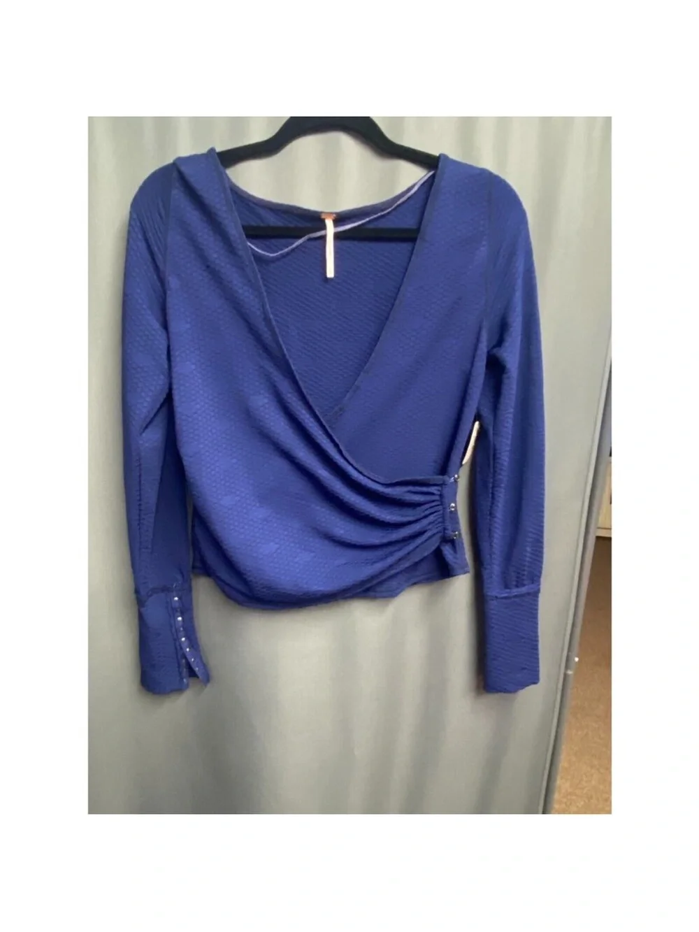 NWT Free People Penny Wrap Long-Sleeve Top medium